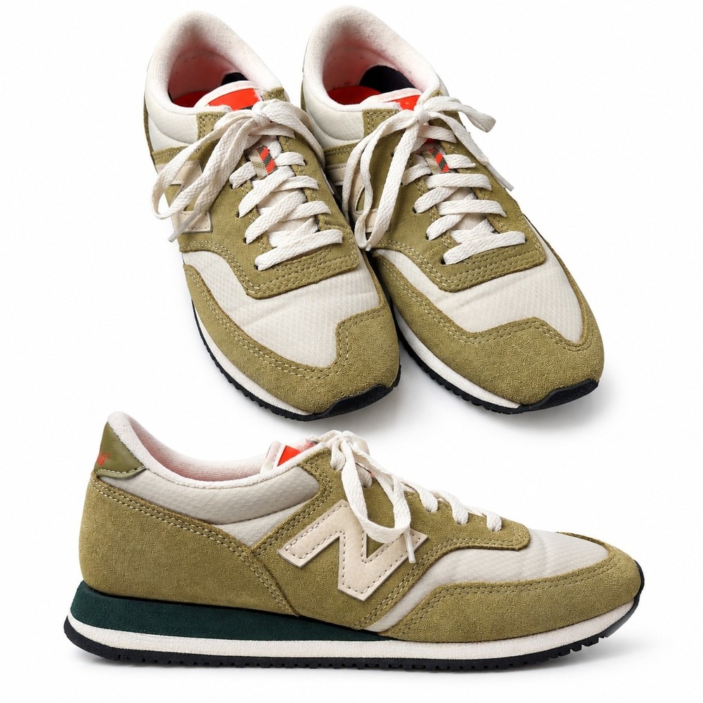 NEW BALANCE Capsule Core Classic Retro Style Runner Sneaker Women Sz 6.5 Green